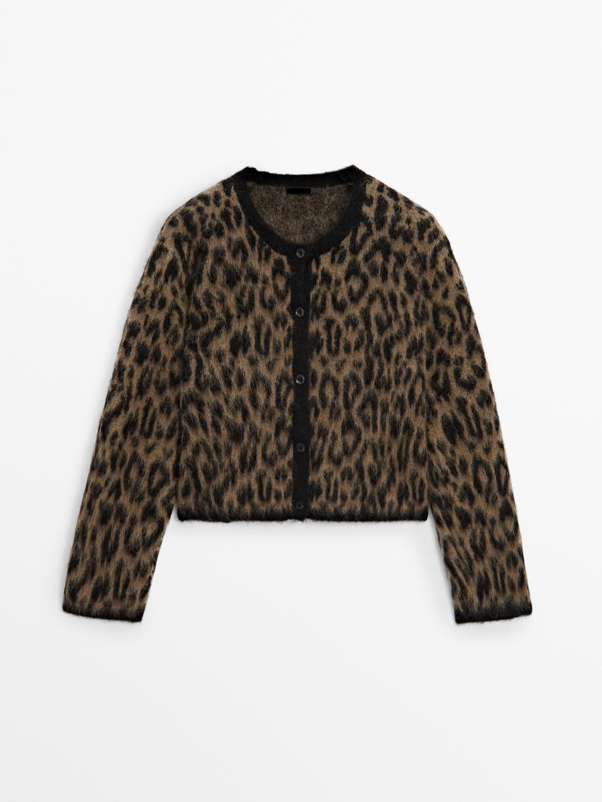 Leopard Print Cardigan