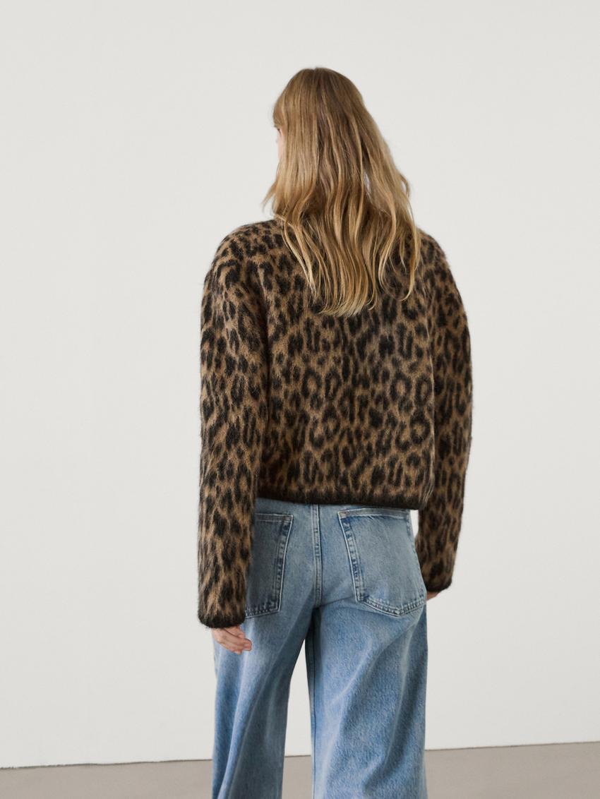 Leopard Print Cardigan