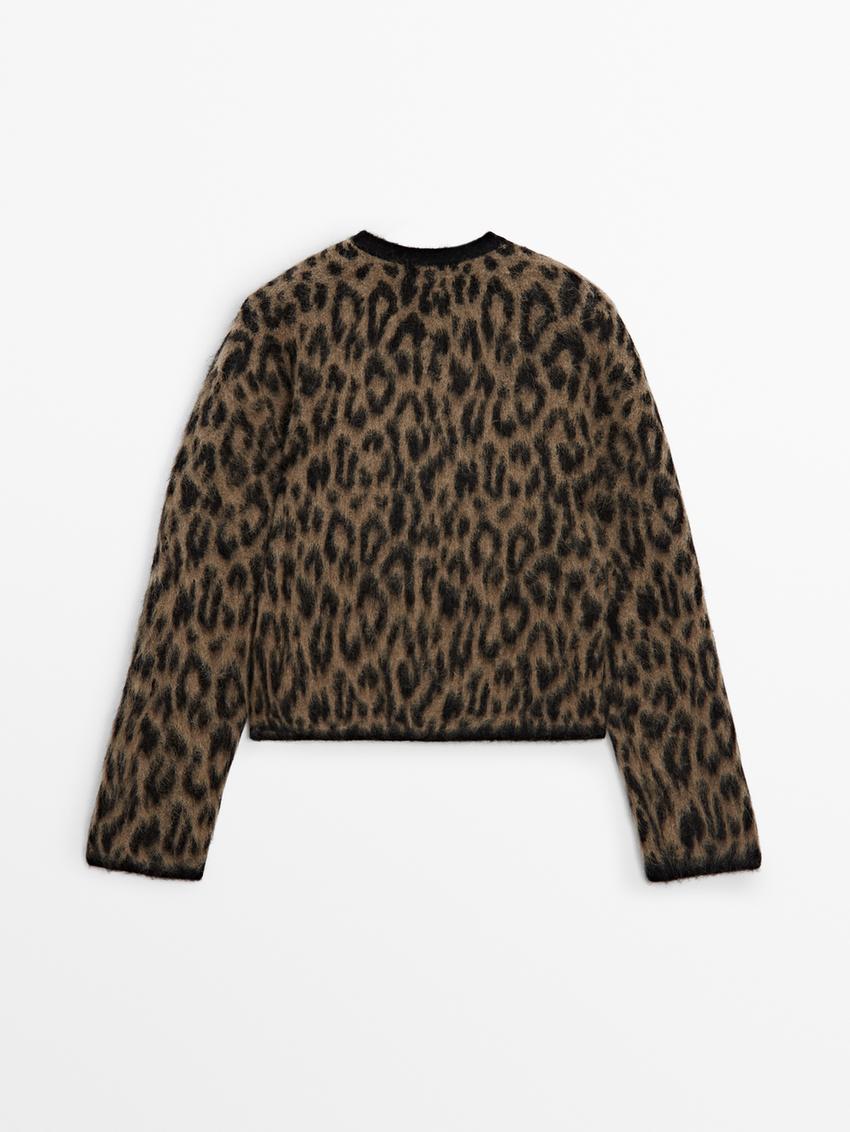 Leopard Print Cardigan