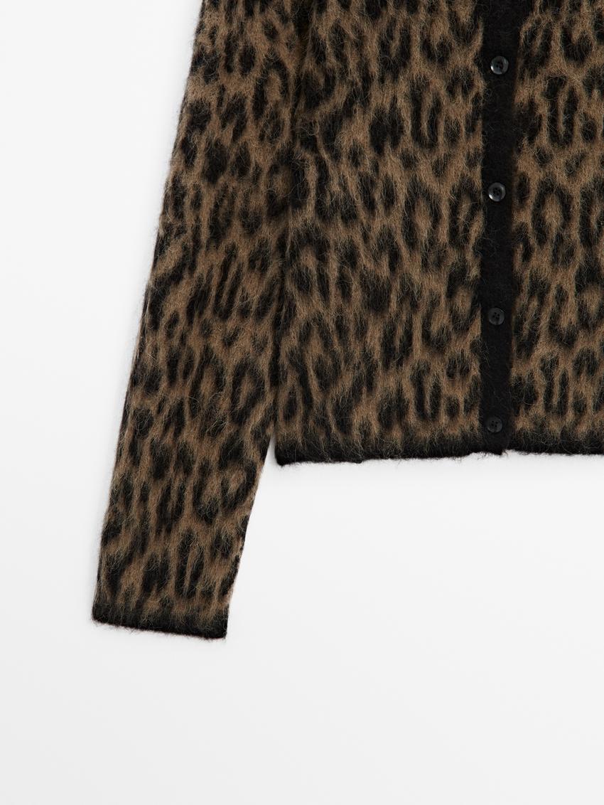 Leopard Print Cardigan